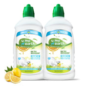 Pack of 2 - Kitchen Dish & Slab Gel Citrus & Tea Tree Oil - 1000 ML - Non Toxic, Biodegradable & Eco friendly Dish Wash Gel