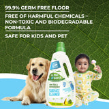 Citronella Disinfectant Floor Cleaner, Non-Toxic and Biodegradable, Removes 99.9% Germs, 975ml