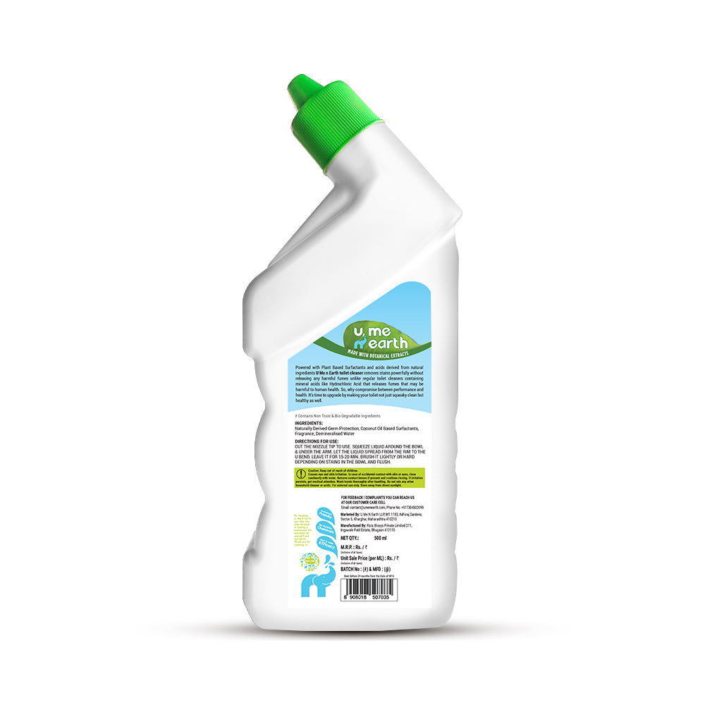 Buy Niks Toilet Cleaner 500ml ( Pack of 3) added camphor . Ultra Cleaning  technique with No acidic odor. Makes White pot and Last long then ordinary  Toilet Cleaners. Online at Best